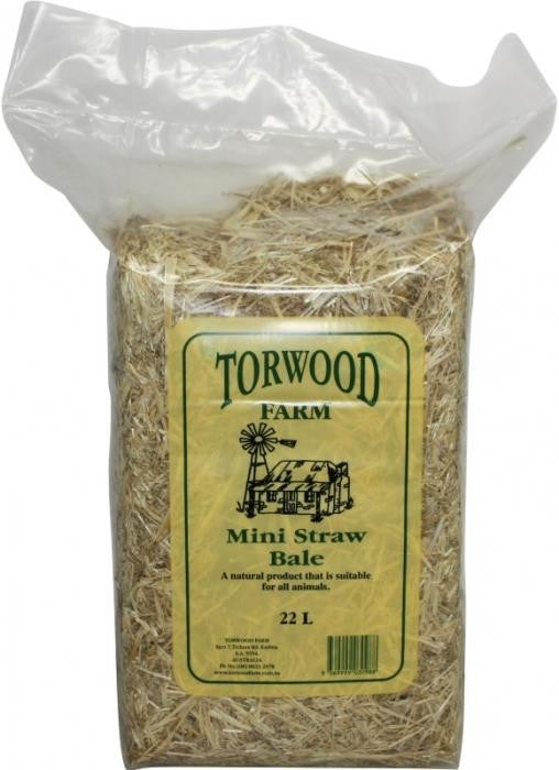 TORWOOD FARM MINI STRAW BALE 22L